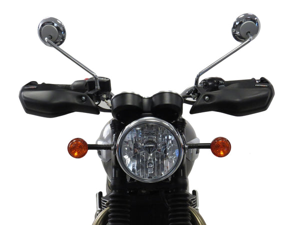 Triumph Bonneville T120   16-2024  Matt Black Handguard/Wind Deflectors Powerbronze