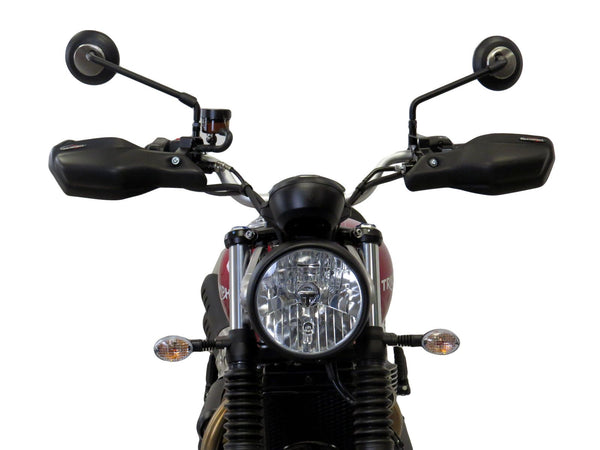 Triumph Scrambler 900  2023 >  Matt Black Handguard/Wind Deflectors Powerbronze