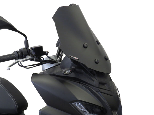 Aprilia SR GT  Sport 125  22-2025  Dark Tint Double Bubble SCREEN by Powerbronze