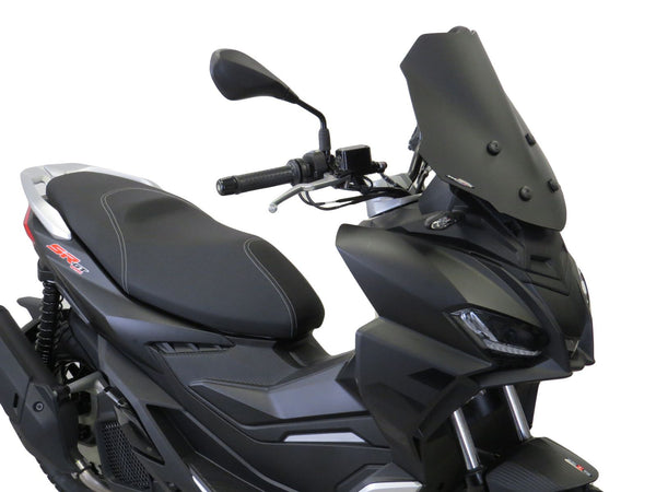Aprilia SR GT  Sport 125  22-2025  Dark Tint Double Bubble SCREEN by Powerbronze