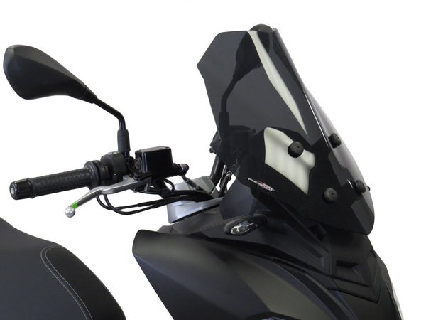Aprilia SR GT  Sport 125  22-2025  Dark Tint Double Bubble SCREEN by Powerbronze