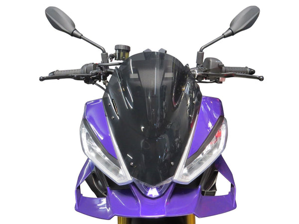 Aprilia Tuono V4 25-2026 Airflow Dark Tint Double Bubble SCREEN Powerbronze
