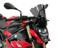 BMW S1000R 21-2023  Airflow Dark Tint (320mm High) DOUBLE BUBBLE SCREEN by Powerbronze