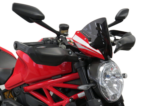 Ducati Monster 797   17-2020  Airflow Dark Tint DOUBLE BUBBLE SCREEN by Powerbronze