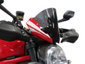 Ducati Monster 821   14-2020  Airflow Dark Tint DOUBLE BUBBLE SCREEN by Powerbronze