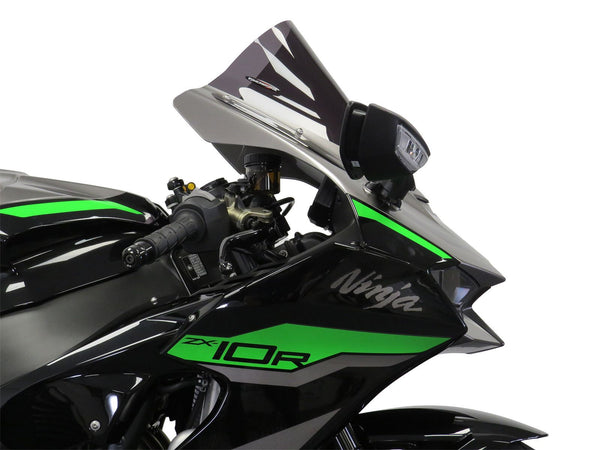 Kawasaki ZX10-R  21-2025  Airflow Light Tint (EXTRA High DOUBLE BUBBLE) SCREEN by Powerbronze.