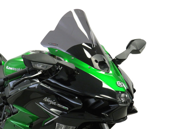 Kawasaki H2 SX & SE  2023 >  Airflow(extra high) Dark Tint DOUBLE BUBBLE SCREEN by Powerbronze.