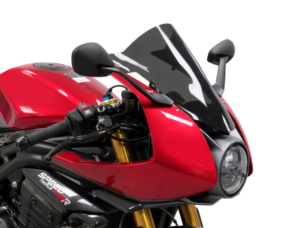 Triumph Speed Triple 1200 RR  22-2025 Airflow Light Tint DOUBLE BUBBLE SCREEN Powerbronze.