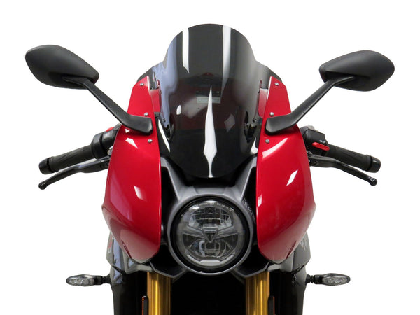 Triumph Speed Triple 1200 RR  22-2023 Airflow Dark Tint DOUBLE BUBBLE SCREEN Powerbronze.