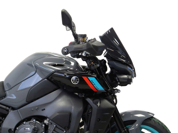 Yamaha MT-10   22-2025  (385mm hi) )Airflow Dark Tint DOUBLE BUBBLE SCREEN Powerbronze.RRP £87 MBB