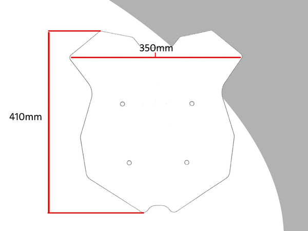 KTM 1290 Superduke GT  2019-2023 Light Tint Original Profile SCREEN (410mm Hi) Powerbronze