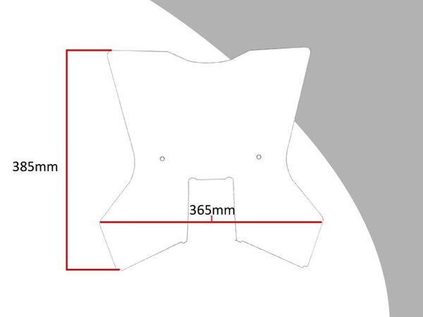 KTM 390 Adventure   2020-2023  Dark Tint Original Profile SCREEN (385mm hi) Powerbronze