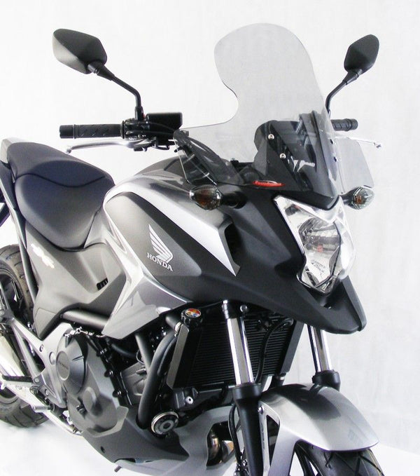 Honda NC700X  12-2014  Clear  Flip/Tall SCREEN Powerbronze.