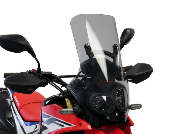 Fits Honda CRF300 Rally 21-2024 Dark Tint 560mm Flip/Tall SCREEN Powerbronze.