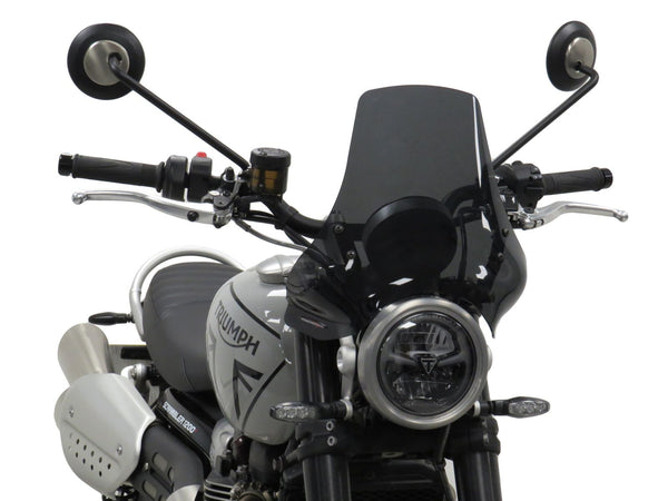 Triumph Scrambler 1200XC 19-2023  Dark Tint (275mm high) Light SCREEN Powerbronze.