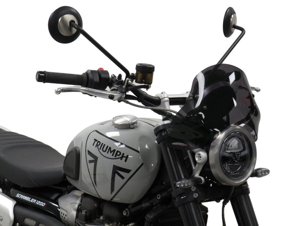 Triumph Scrambler 1200XC 19-2023  Dark Tint (175mm high) Light SCREEN Powerbronze.