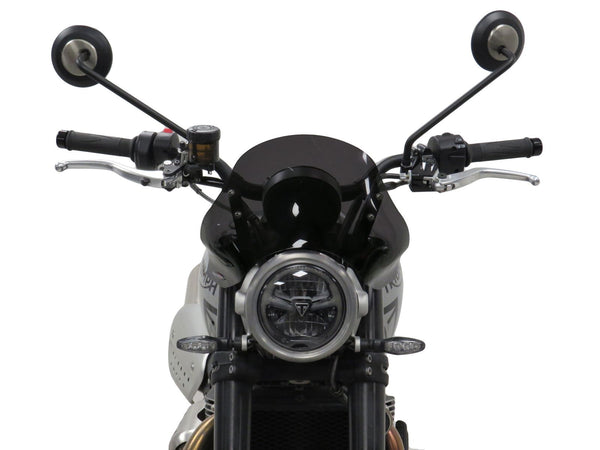 Triumph Scrambler 1200XC 19-2023  Dark Tint (175mm high) Light SCREEN Powerbronze.