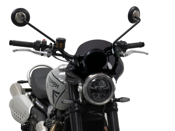 Triumph Scrambler 1200XC 19-2023  Dark Tint (175mm high) Light SCREEN Powerbronze.