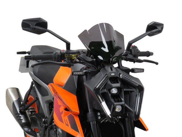 KTM 990 Duke   2024-2025  Dark Tint LIGHT SCREEN 230mm High by Powerbronze.RRP £110