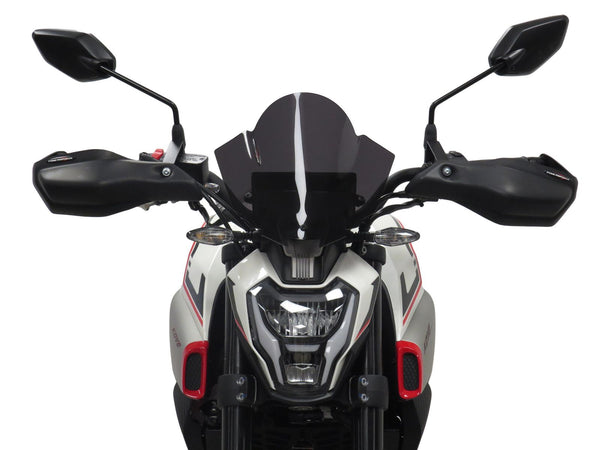 Kove 125R   2024 > Matt Black Handguard/Wind Deflectors Powerbronze