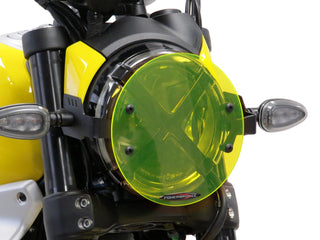Ducati Scrambler 800 23-25  Yellow Headlight Protectors by Powerbronze RRP £62