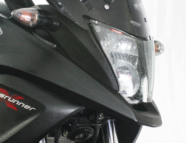 Fits Honda VFR800 X  Crossrunner 11-2014  Dark Tint Headlight Protectors Powerbronze RRP £36