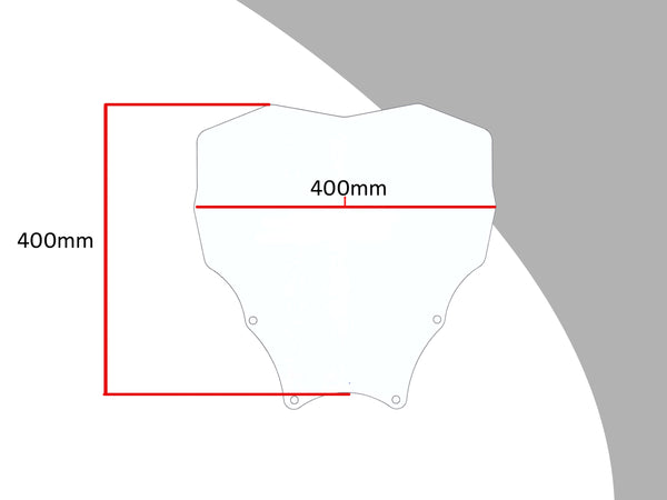 Fits Honda Forza 300cc  CLEAR Sports (400mm Hi) SCREEN Powerbronze RRP£72