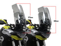 Aprilia Tuareg 660 22-2023 Clear ADJUSTABLE  SCREEN Powerbronze.RRP £149