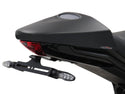Triumph Trident 660  21-2025  Gloss Black & Silver Mesh Seat Cowl Seat Hump Powerbronze RRP £90