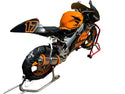 STP Tek2  Moto 3 125GP non digital front & rear Tyre Warmers 90/115 x 17" BLACK