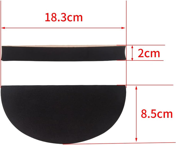 Semi-Circle 20mm Motorcycle seat bump stop self adhesive Road Race BSB
