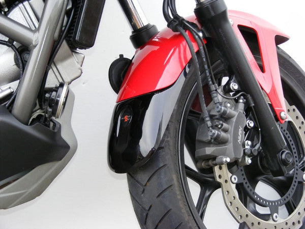 Fits Honda NC700 & NC750 S&X  Gloss Black Mudguard/Fender Extender by Powerbronze