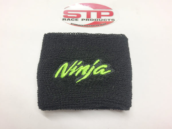 Ninja Motorcycle Front Brake Master Cylinder Shrouds Socks Cover Green Logo MBB