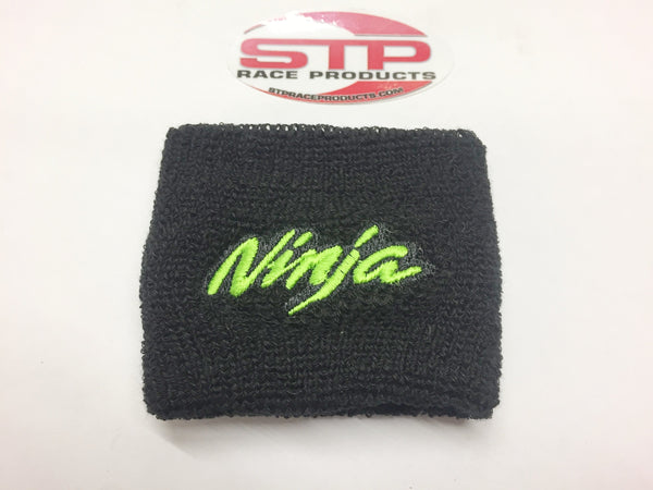 Ninja Motorcycle Front Brake Master Cylinder Shrouds Socks Cover Green Logo MBB