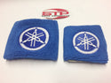 Blue Yamaha Motorcycle Front & Rear Brake Master Cylinder Shrouds, Socks.MBB