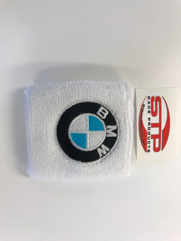 BMW White Rear Brake Reservoir Shroud Sock Cover MBB