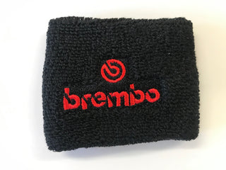 Brembo Black/Red Front Brake Reservoir Shrouds/Socks/Cover. MBB