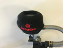 Brembo Black/Red Front Brake Reservoir Shrouds/Socks/Cover. MBB