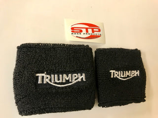 Triumph Front & Rear Brake Reservoir Shrouds Socks Cover MBB