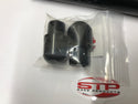 STP Replacement Clip-On Tube END CAPS Black PAIR MBB