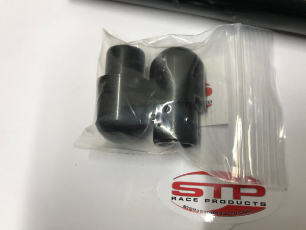 STP Replacement Clip-On Tube END CAPS Black PAIR MBB
