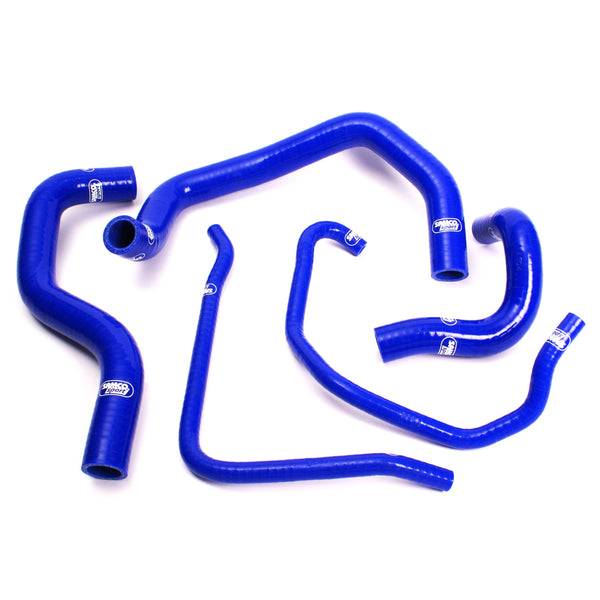 Kawasaki ZX 6R (B1 / B2) 2003 - 2004 Samco Sport Silicone Hose Kit  & Stainless Hose Clips KAW-19