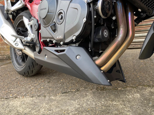 Fits Honda CB750 Hornet 23 on  ABS Matt Black Belly Pan  by Pyramid.