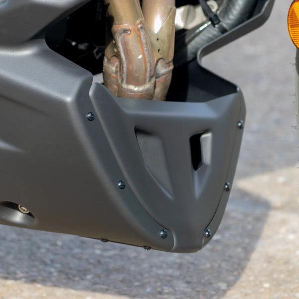Yamaha XSR900 2022 >  Belly Pan Spoiler Matt Black Finish Pyramid