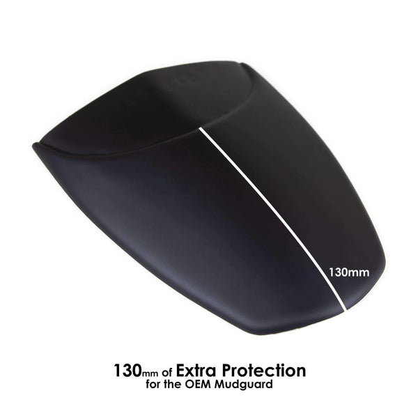 Kawasaki Ninja 400 2017 > ABS Matte Black Hugger  Extension. by Pyramid