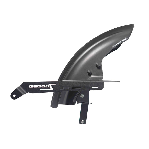 Honda GB350s 2025 >  Rear Wheel Matte Black Hugger & Chainguard by Pyramid