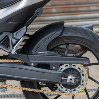 Fits Honda NT1100  ,2025 >  Rear Wheel Matte Black Hugger & Chainguard by Pyramid