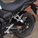 Fits Honda NX500 ,2024 >  Rear Wheel Matte Black Hugger & Chainguard by Pyramid