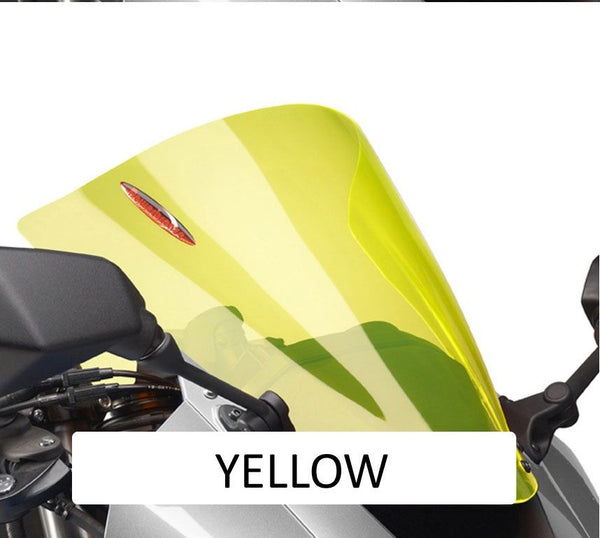 Ducati Monster 821   14-2020  Airflow YELLOW DOUBLE BUBBLE SCREEN by Powerbronze