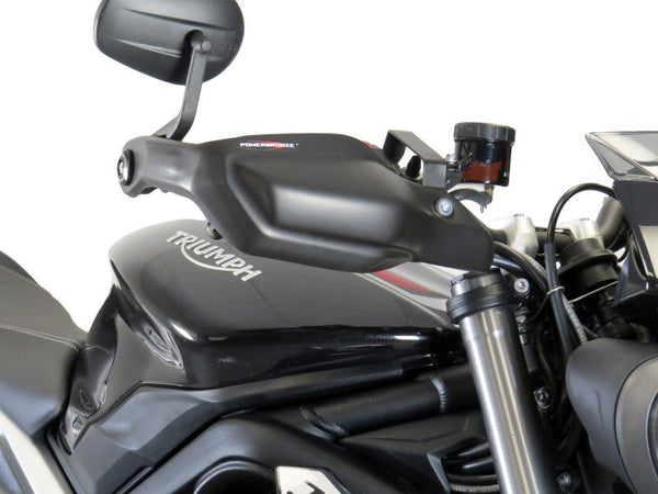 Triumph Speed Triple 1200 RS    21-2023  Matt Black Handguard/Wind Deflectors Powerbronze